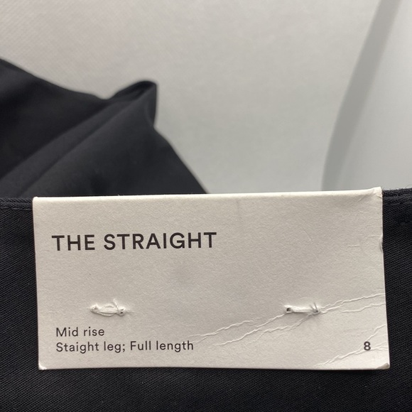 Ann Taylor Factory The Straight Black Women's Pants Size 8 Business Wear - Picture 7 of 9